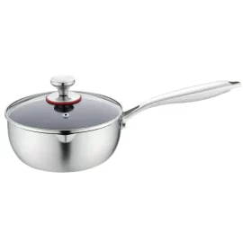 Wholesale Non-stick Cooking Pot / Milk Pot, Tri Ply Stainless Steel Material, Three Sizes: 18cm, 20cm and 22cm