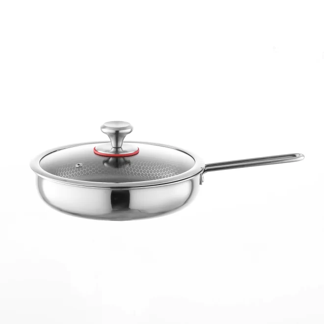 3 piece non stick cookware set​ – frying pan with hollow handle(1)