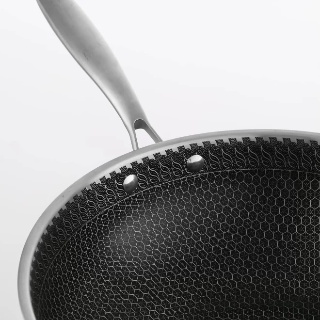 Wholesale Nonstick Texture Dual-Handle Wok (5)