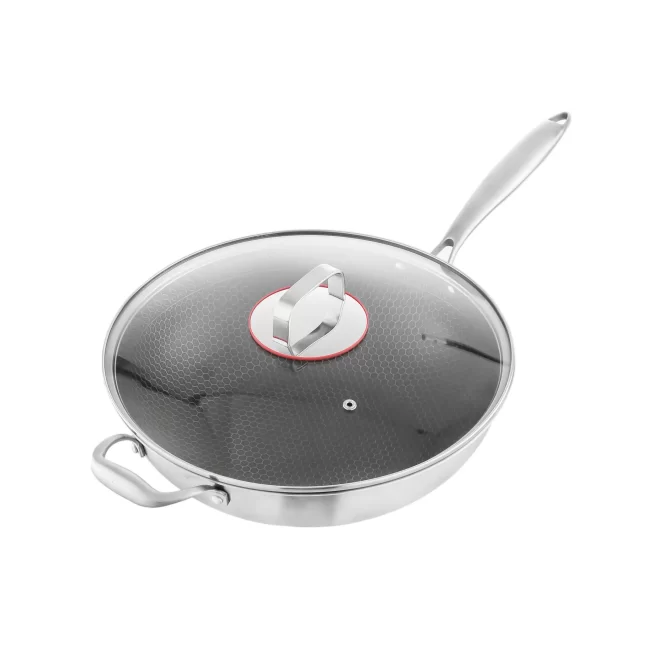 Wholesale Nonstick Texture Dual-Handle Wok (6)