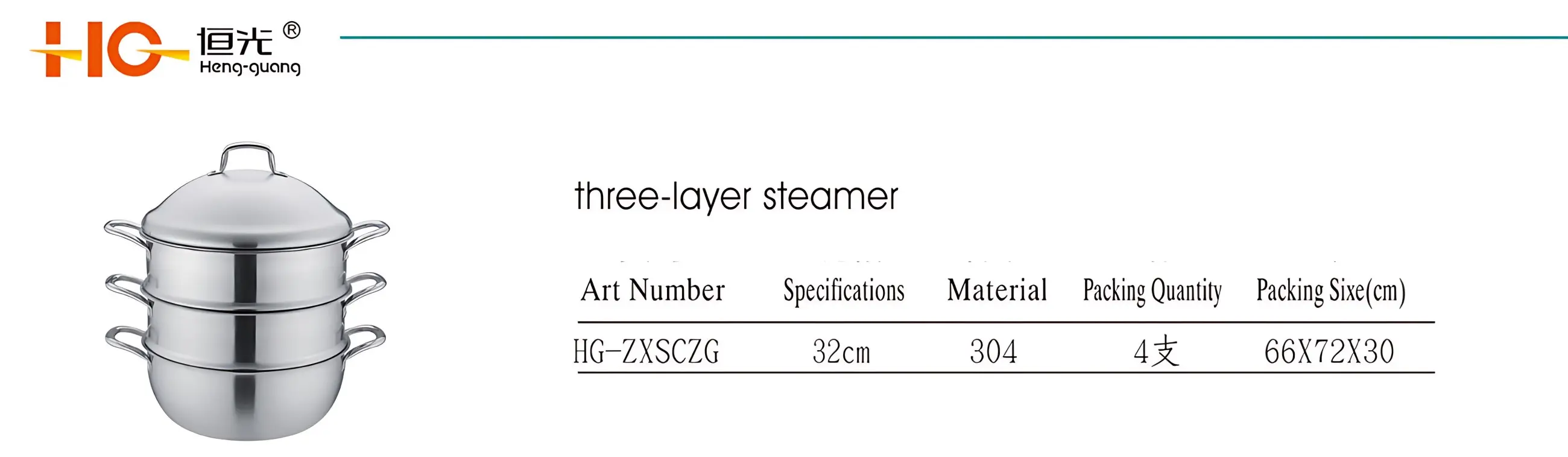 parameters of 3 layer steamer pot
