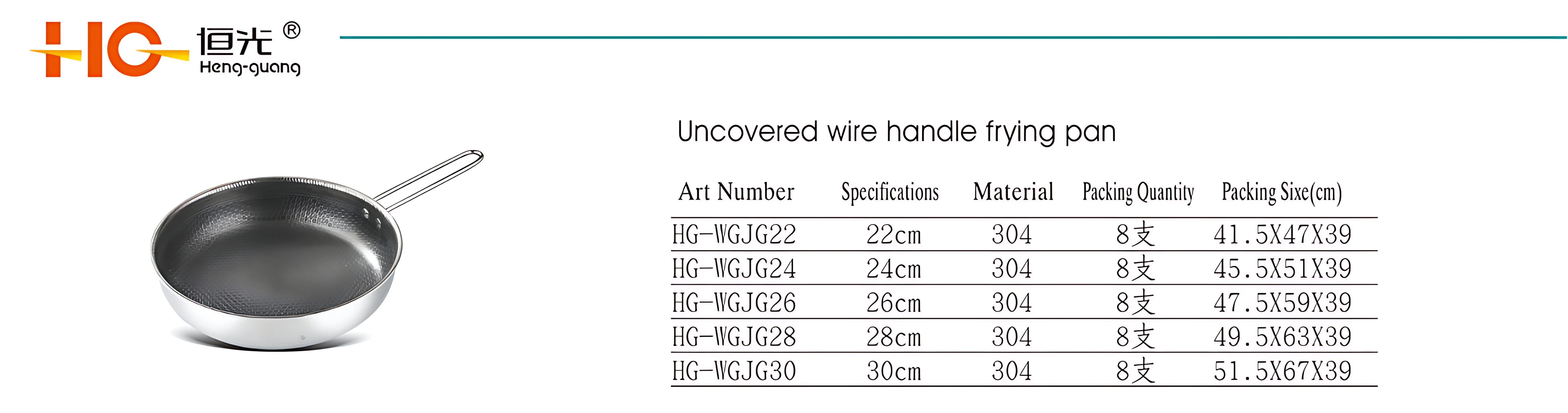 parameters of non stick frying pan