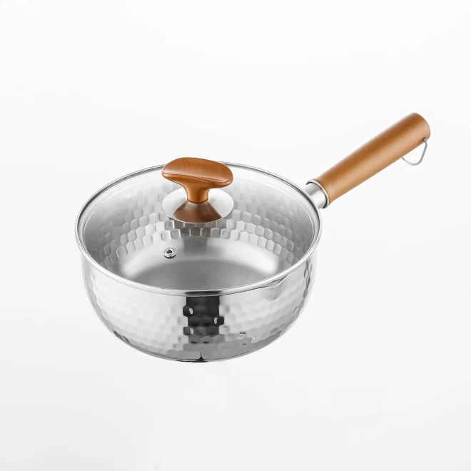 wholesale hammered stainless steel snow pans (1)