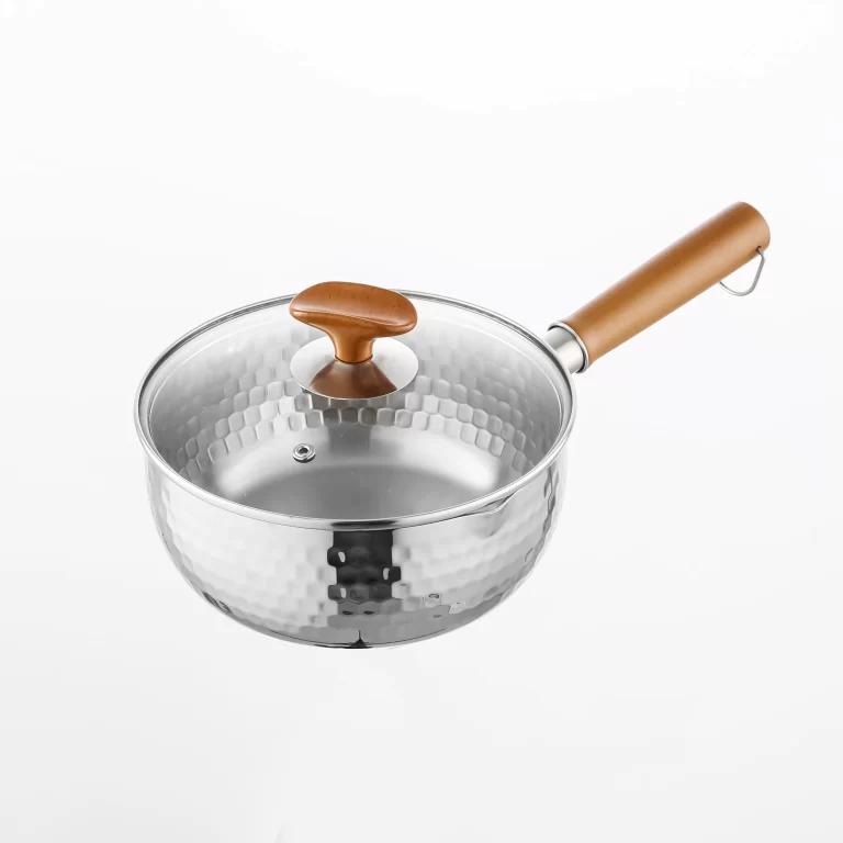 wholesale hammered stainless steel snow pans (1)