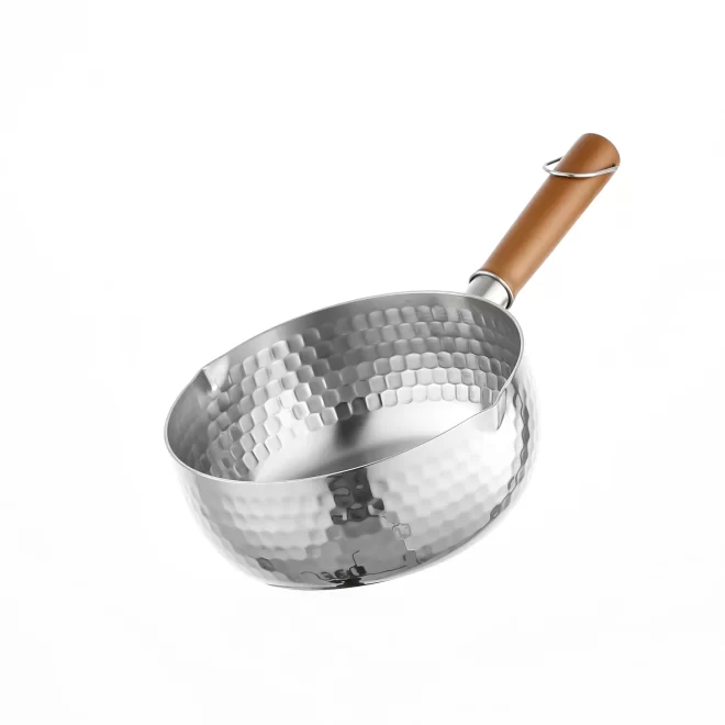wholesale hammered stainless steel snow pans (4)