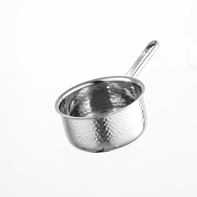 wholesale hammered texture milk pots