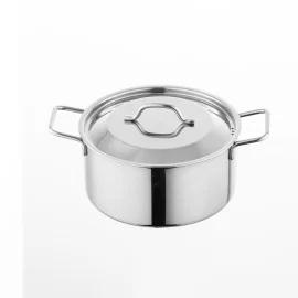Wholesale Premium Stainless Steel Stewing Pot With Lid – Multi-Sizes & Stackable