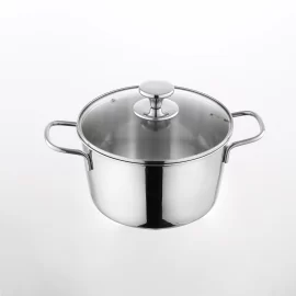 Wholesale Premium Polished Stainless Steel Stew Pots – Multi-sizes & Stackable