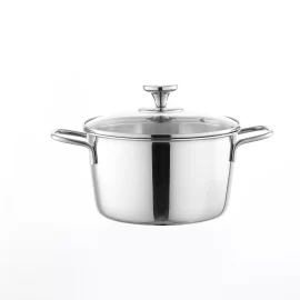 卸売プレミアム磨かれたステンレス鋼シチュー鍋 - マルチサイズ＆スタッキング可能