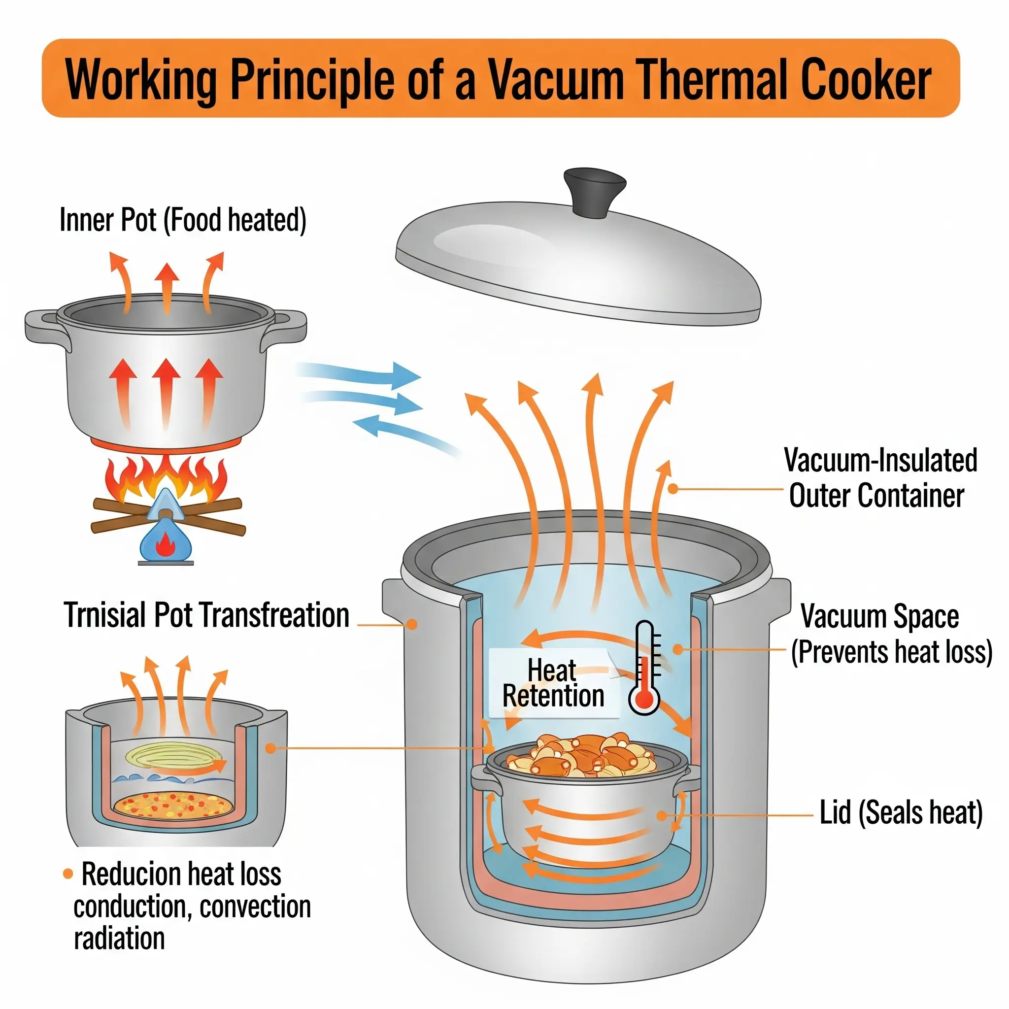 principe de fonctionnement du cuiseur thermique sous vide